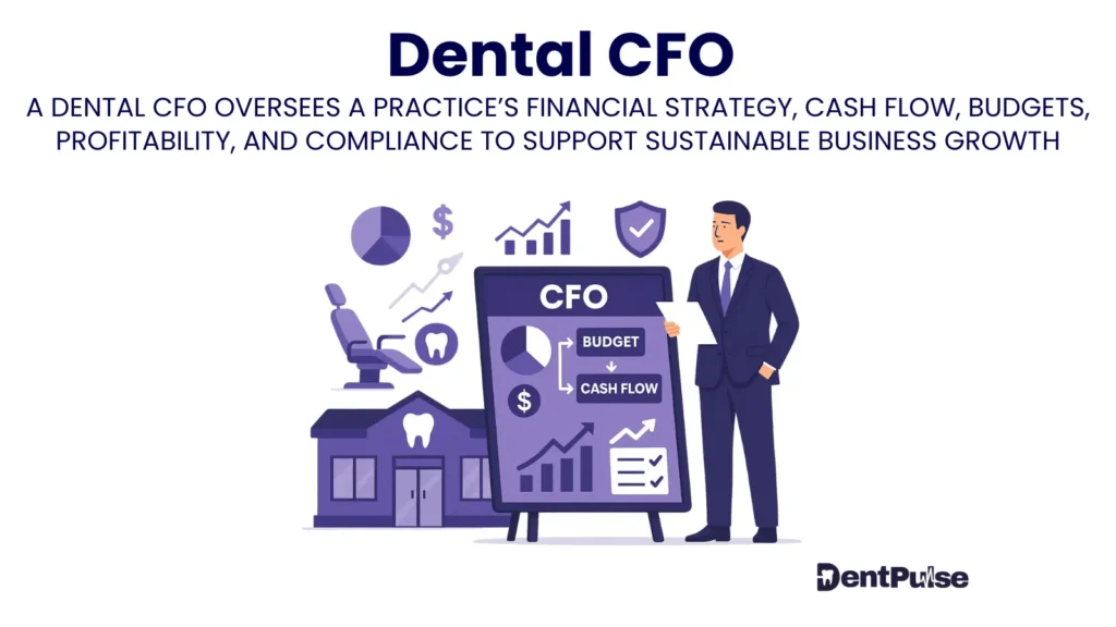 Dental CFO guiding a dental practice with profit planning, cash flow forecasting, and financial strategy