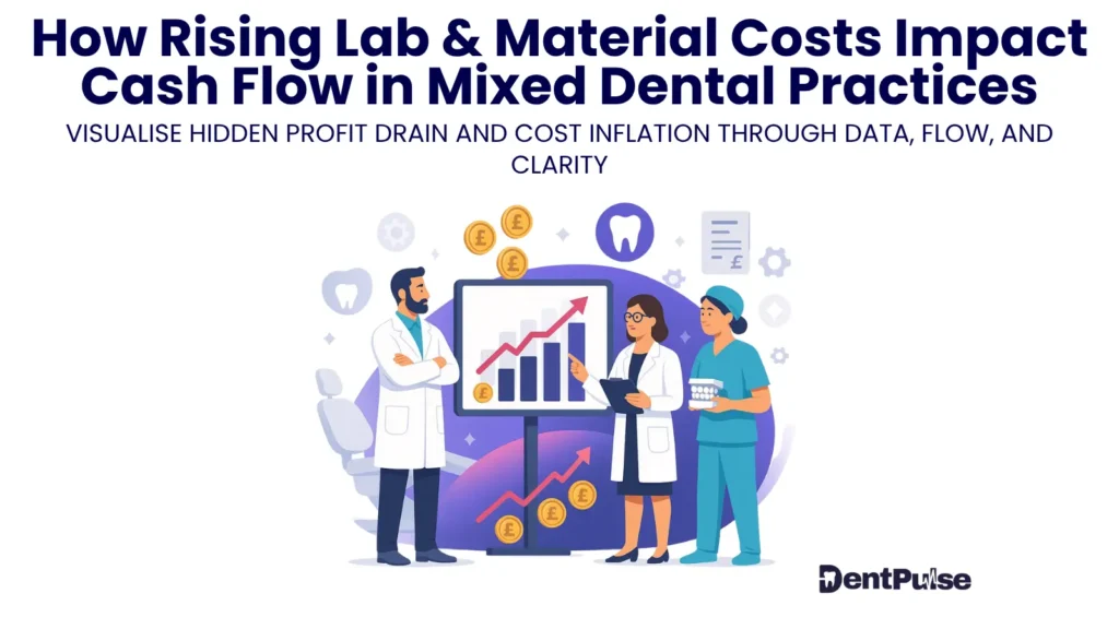 visualizing dental clinic profit drain from rising lab fees, material inflation, and outdated pay structures